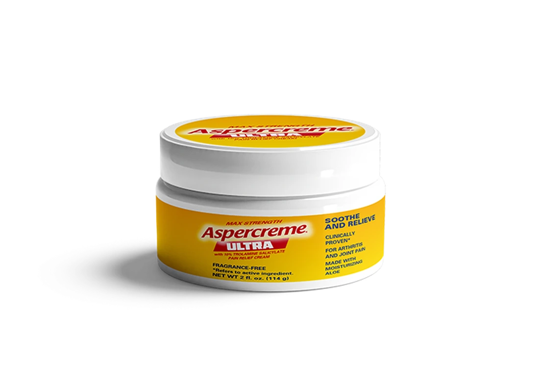 Aspercreme Ultra eklem ve kas ağrı bakım kremi — resmi ürün görseli